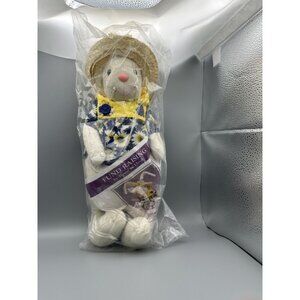 Vintage Anco Easter Bunny Hinge Legs Straw Hat House Of Lloyds Fund Raising NRFB